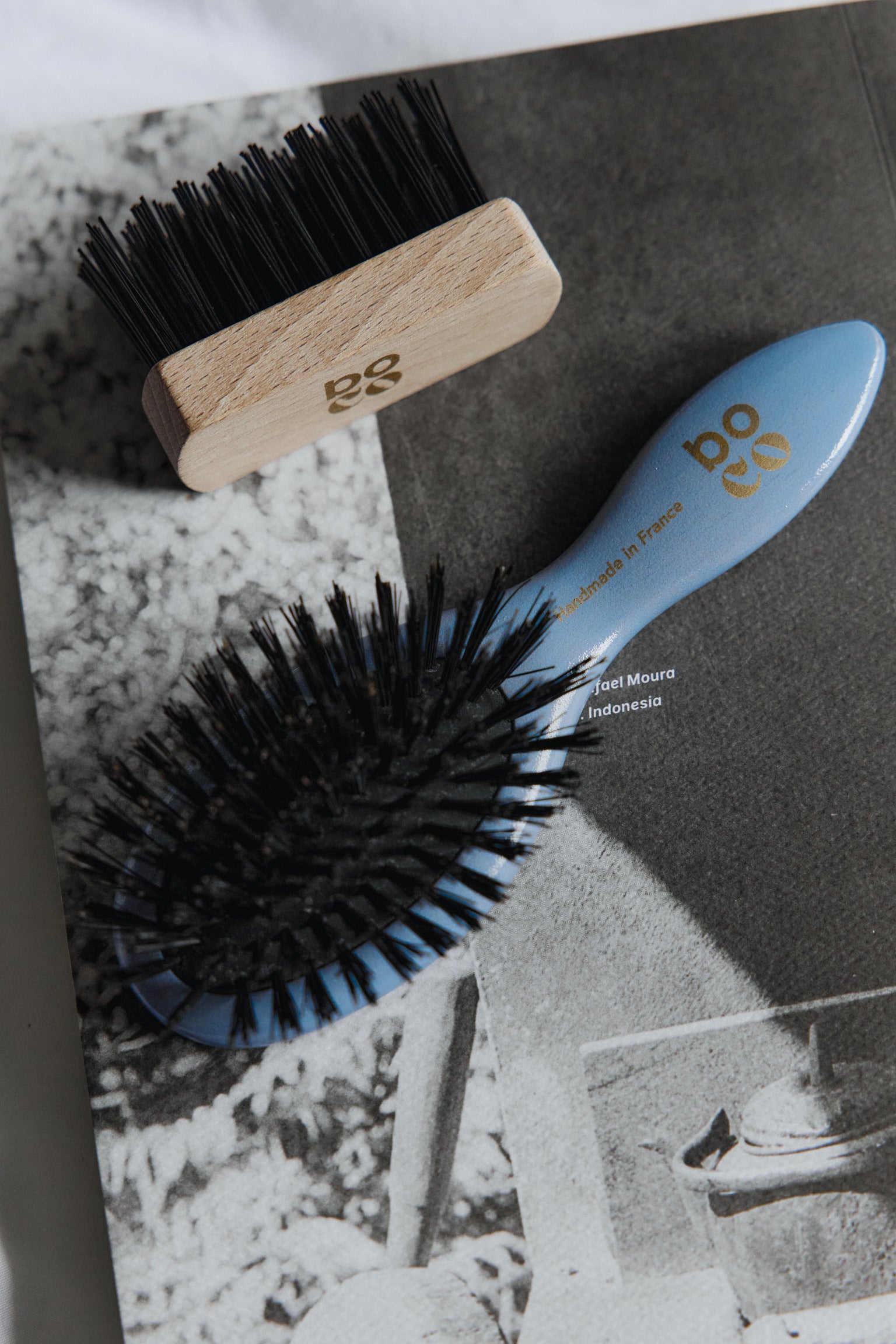 Bali Hairbrush - 100% Natural Boar - Limited edition
